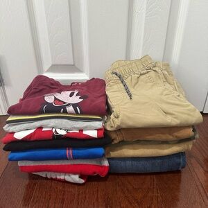 Boys 5T Tops and Bottoms Clothing Bundle